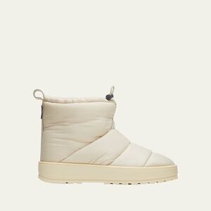 LORO PIANA Puffy Nylon Ankle Boots